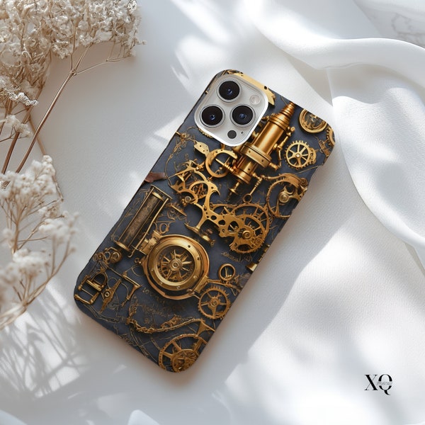 Beautiful Artistic Retro Collage Mobile Cell Phone Case Cover with Vintage Mechanical works! Artsy Trendy IPhone Samsung Phone Case Cover