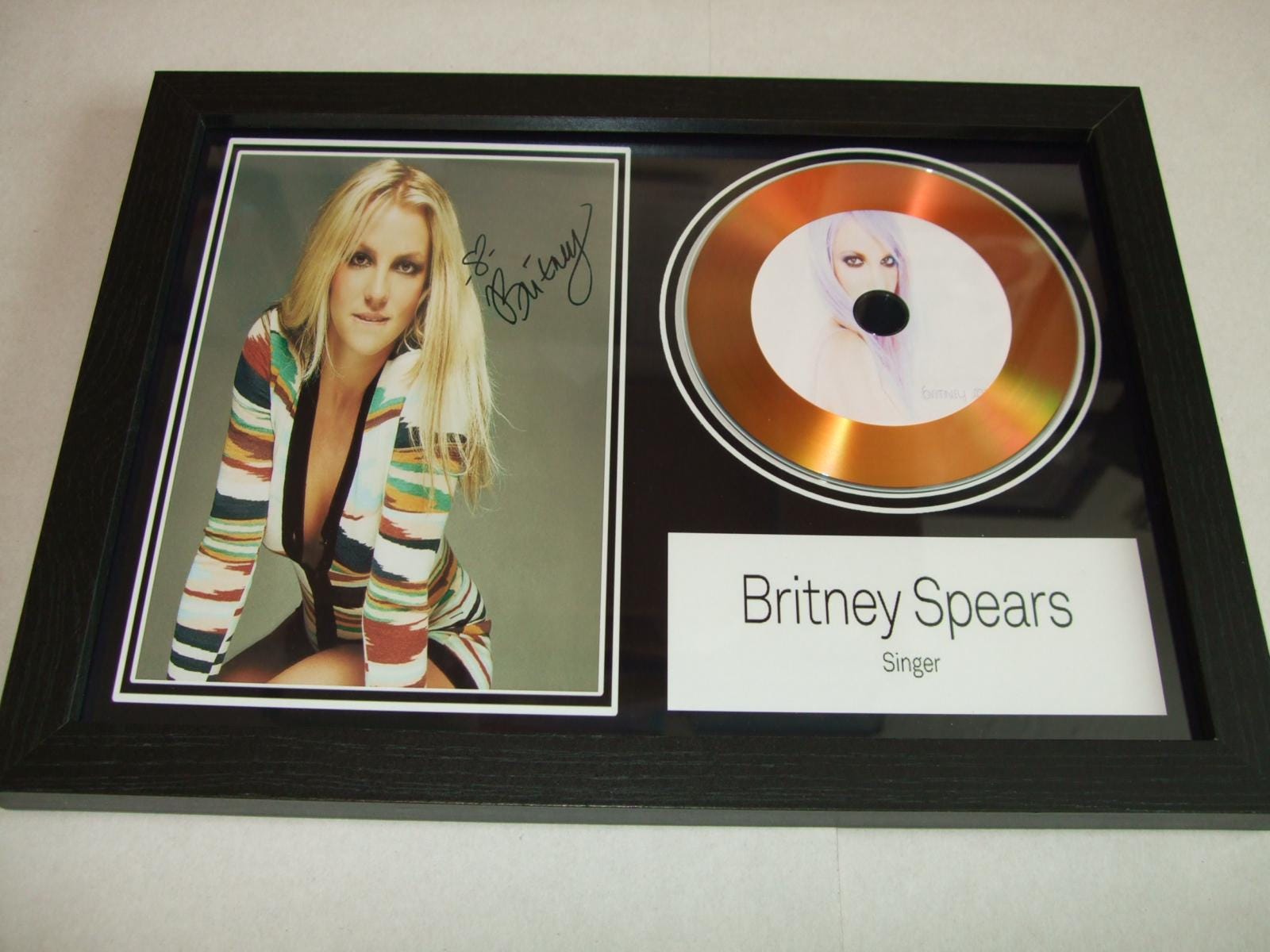 Britney Spears Poster Signed - Etsy