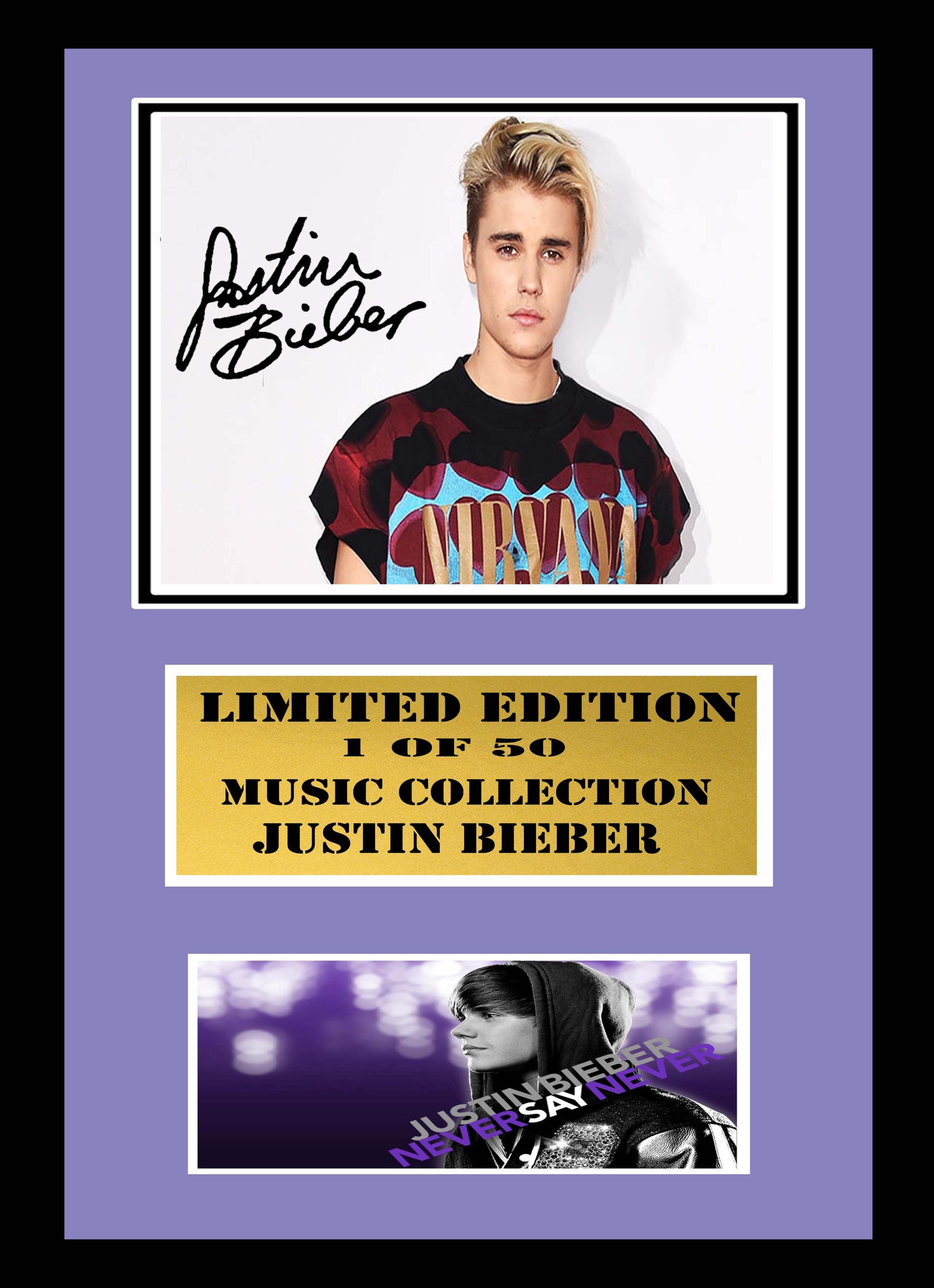 Justin bieber signed - Etsy 日本