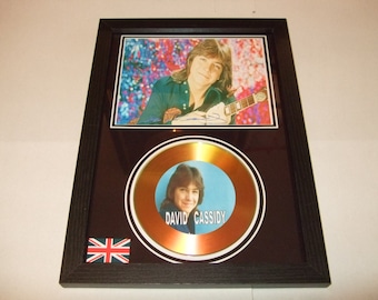 David Cassidy firmado y enmarcado