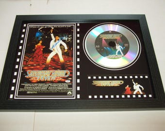 saturday night fever   signed  framed