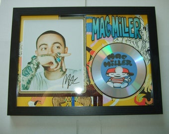 mac miller  signed  framed