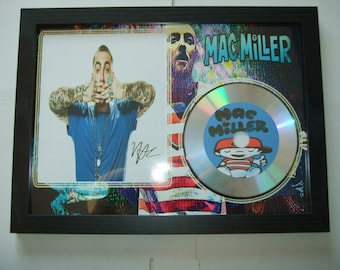 mac miller   signed  framed