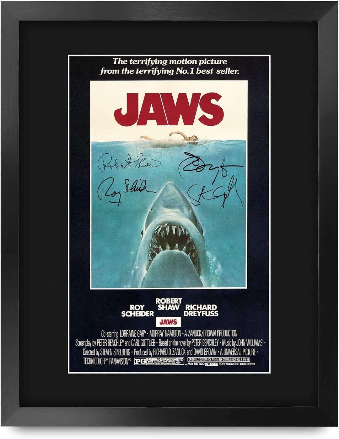 Jaws Frame Jaws Framed Photo Print - Etsy