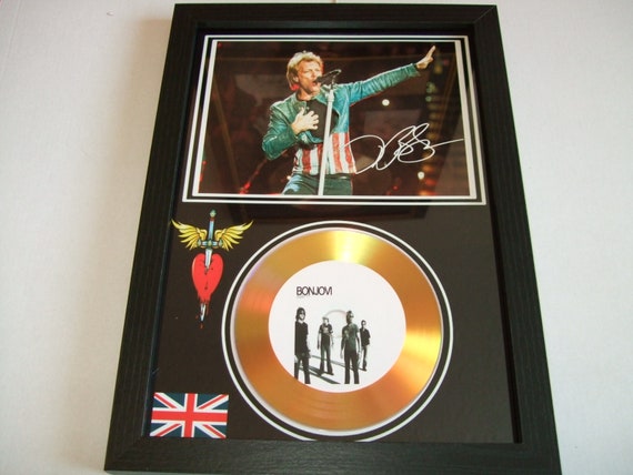 ボン・ジョヴィ サイン入り 額入り - Etsy 日本