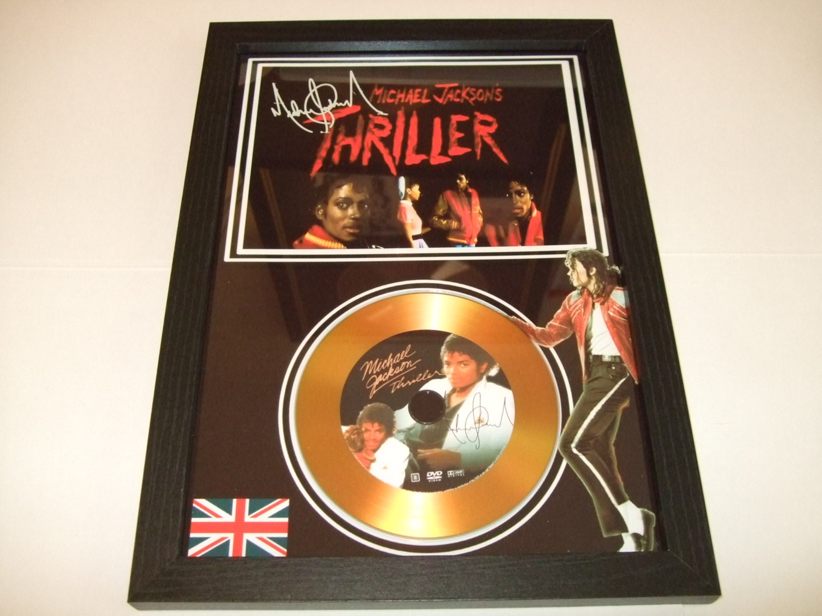 michael jackson   signed  framed