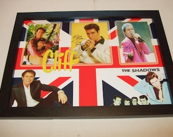 cliff richard signed  framed