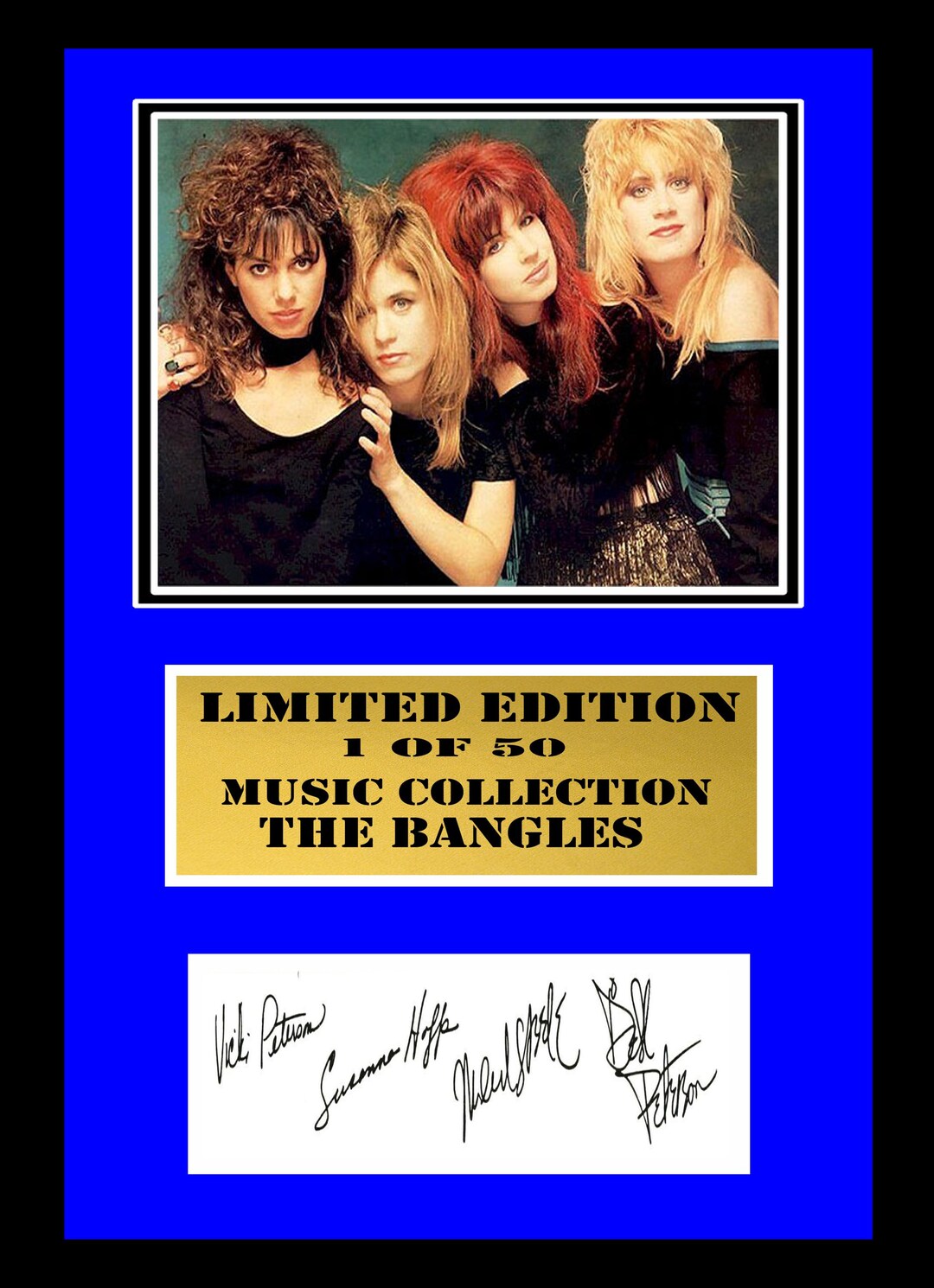 The Bangles Signed Framed - Etsy