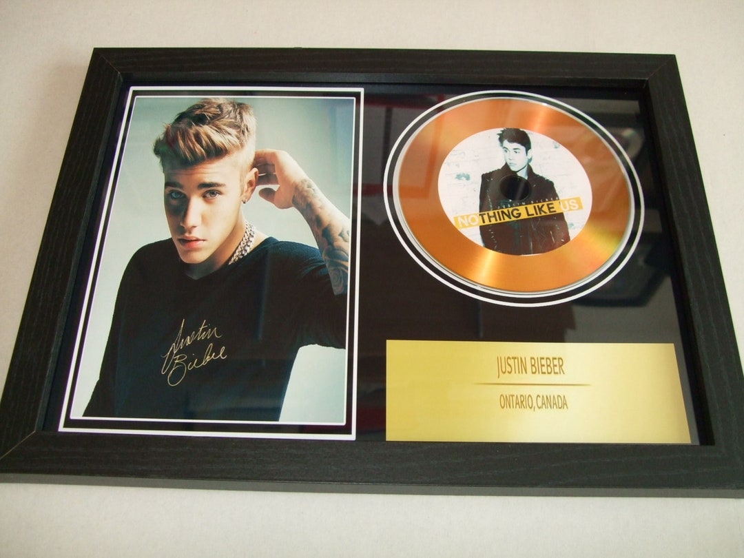 Justin Bieber Signed Framed - Etsy