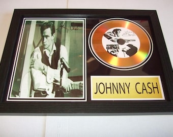 johnny Cash signiert gerahmt