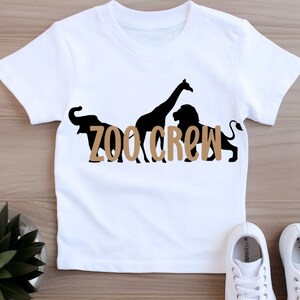 Zoo Crew SVG, Zoo Crew PNG, Zoo Crew JPG, Animal Outline Zoo Crew Svg files for Cricut, Sublimation Designs Download
