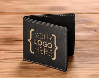 Custom Laser Engraved Leather Wallet, Slim Cardholder For Men, Personalized Pocket Wallet