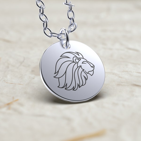 Alpha Delta Pi Lion Necklace - Personalize It!