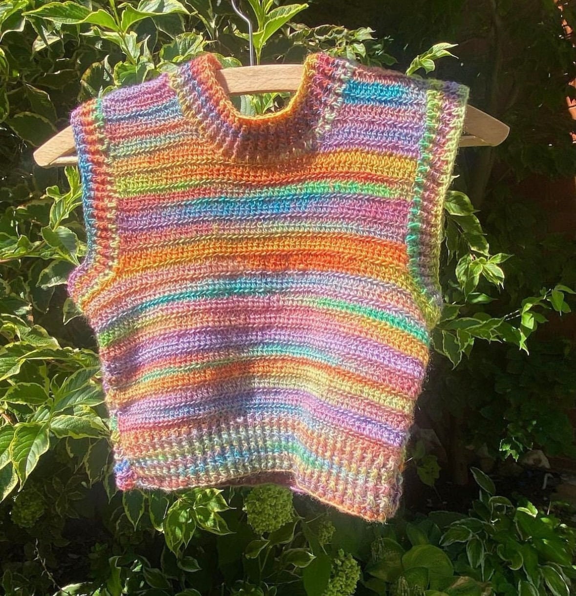 Variegated Vest Crochet Pattern - Etsy