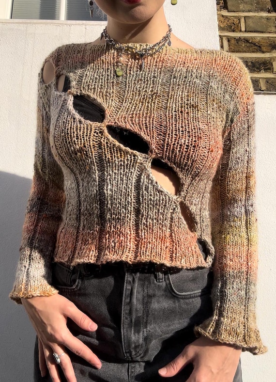 Slice Me up Top Knit Pattern - Etsy