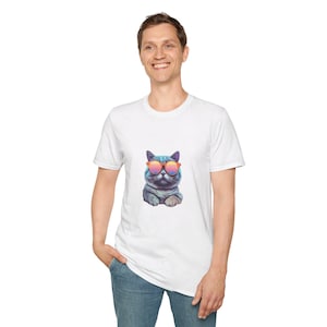 Cool Cat in Sunglasses T-Shirt