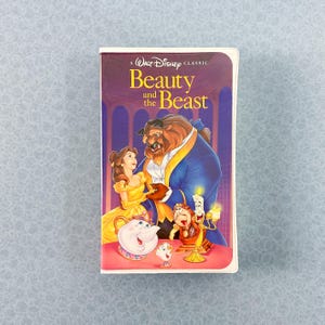 Beauty and the Beast VHS – Disney Classic Black Diamond Edition with Inserts – Vintage 90s Collectible Tape