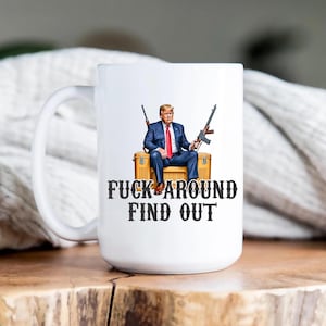 Funny Trump Mug for Dad Coffee Cup for Men Christmas Gift Trump Gift for Republican Coffee Gift Birthday Present Funny Coffee Cup Present