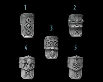 3d Printed Greaves Primal Hounds Wolf Armor Upgrade Bits Kitbash Bits Greytide Studio