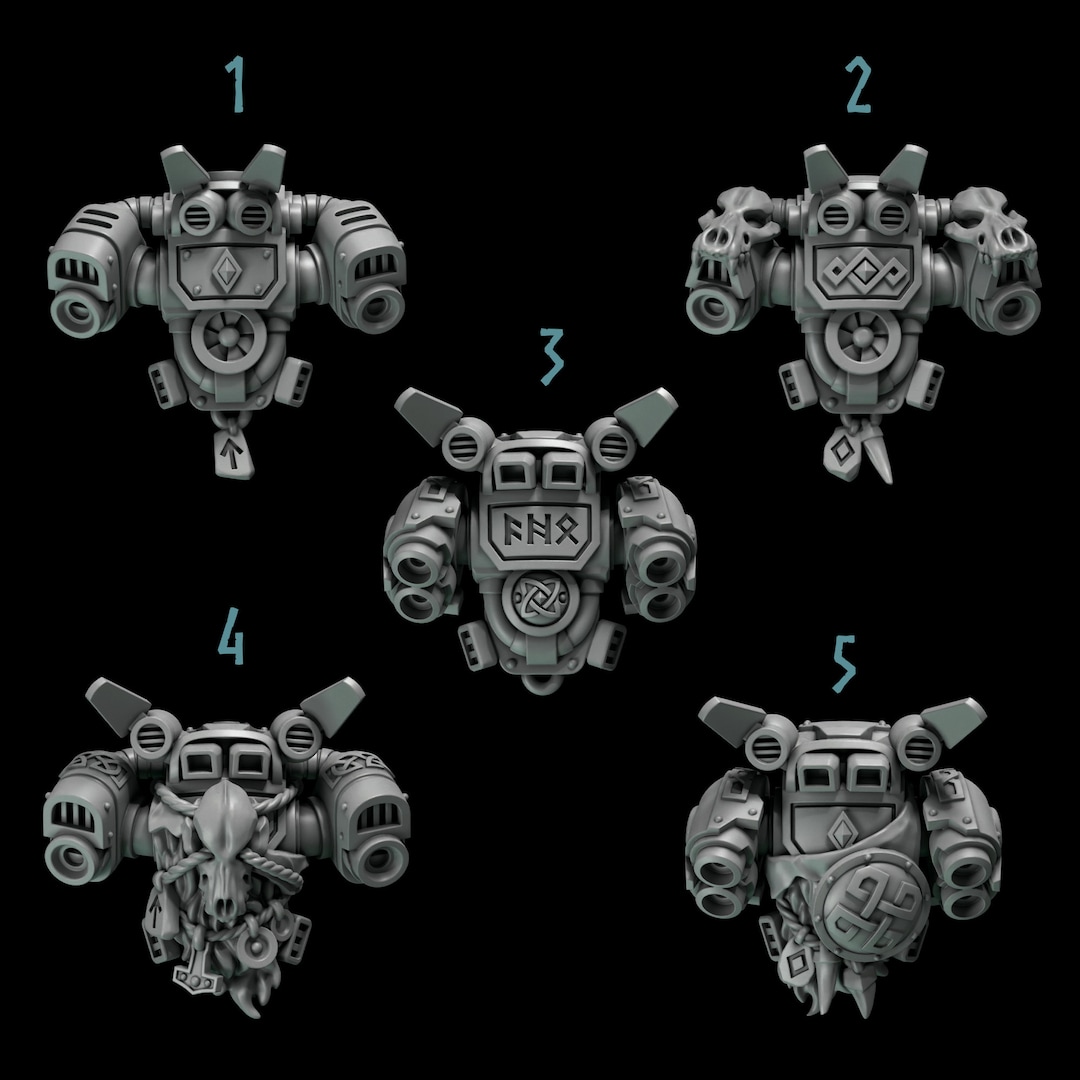3d Printed Jetpacks X 5 Primal Hounds Wolf Jump Pack Jet Pack Upgrade ...