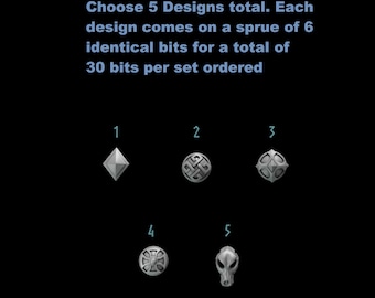 3d Printed Armor Upgrade Primal Hounds Armor Decoration Embellishment Tribal Decoration Armor Upgrade Bits Kitbash Greytide Studio