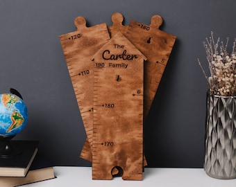 Personalized growth chart wood, Family growth chart, Wooden height chart for kids,Measure height kids,Growth chart ruler,Custom height chart