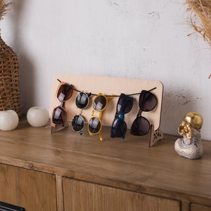 Sunglasses hanger, Sunglasses holder wood, Eyeglasses stand, Sunglasses organizer, Glasses holder for desk, Eyeglasses holder multiple