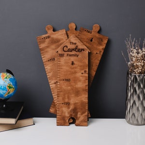 Personalized growth chart wood, Family growth chart, Wooden height chart for kids,Measure height kids,Growth chart ruler,Custom height chart