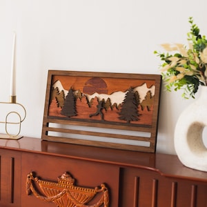 Running medal display holder, Race medal holder, Mountain medal holder, Runner medal hanger, Marathon medal display, Triathlon medal holder