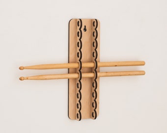 Drumstick wall holder, Drum stick display, Drum stick holder, Drumstick wall mount, Drum stick hanger, Drum stick organizer, Drum stick clip