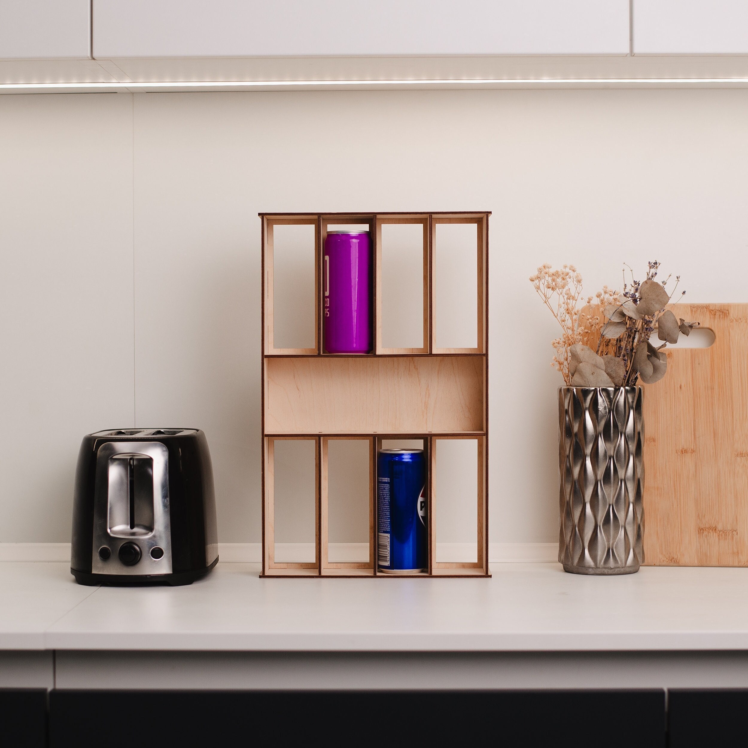 Beer Can Holder, Soda Can Display, Wooden Can Showcase, Beer Can Display Case, Can Shadow Box