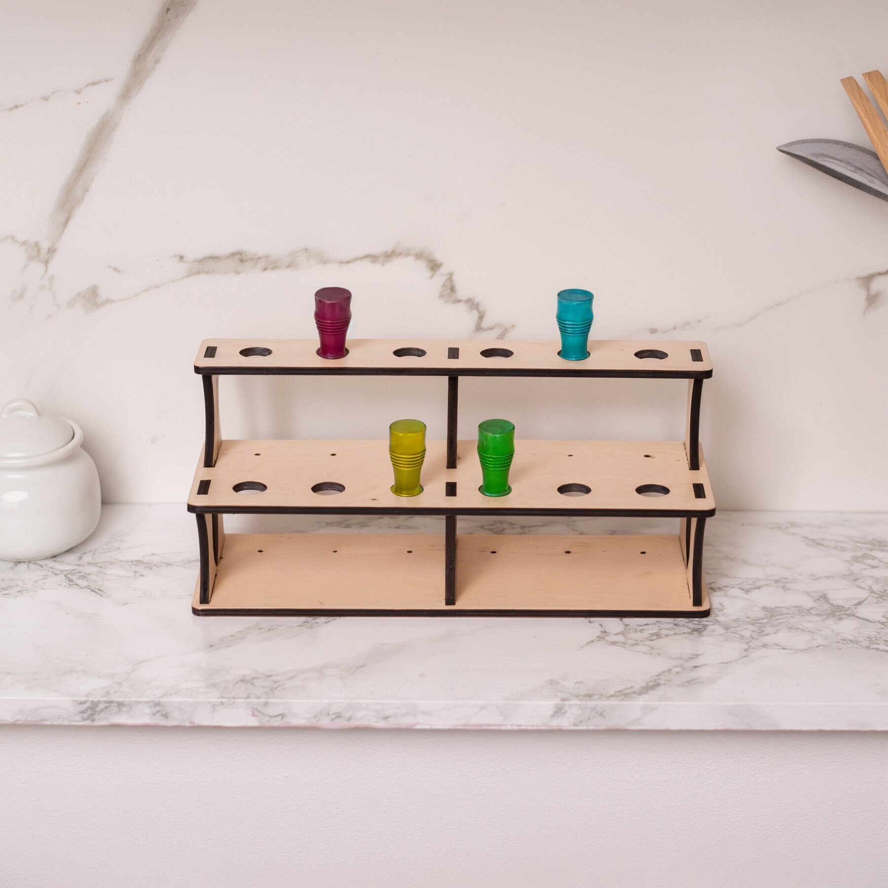 Wine stopper display rack hotsell