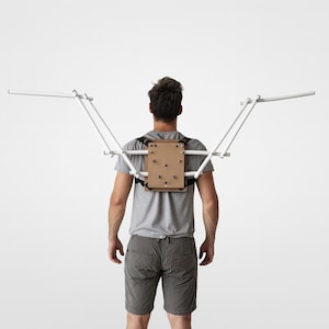Articulating wing frame DIY kit, Adjustable mechanical wing frame, Wing frame harness for cosplay, Halloween angel demon fairy wings