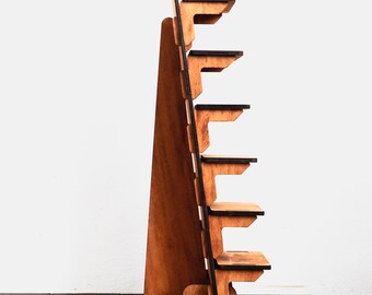 Wooden Sunglasses Rack, Eyewear Storage Display, 14.37x13.58x4.72 Inch