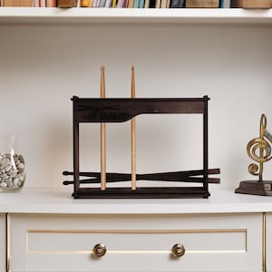 Drum stick holder, Drum stick display case, Drum stick wall mount, Drum stick stand, Drum stick rack, Drum stick storage, Drummer gifts