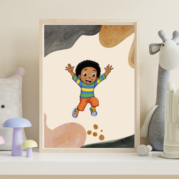 Whimsical Kids Wall Art Colorful Playful and Educational Designs for Childrens Rooms