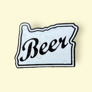 Oregon Beer Vinyl Sticker | Craft Beer Sticker | Oregon State Sticker | Beer Gift