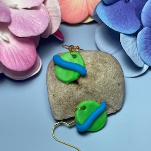 Planet earrings