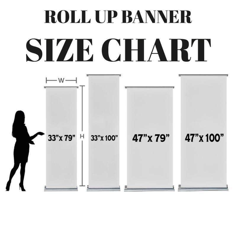 Custom Retractable Banner, Roll up Banner, Business Banner, Custom Logo ...