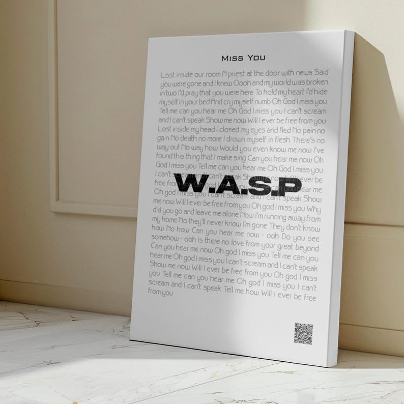 Personalized Song Lyric Canvas Print, Anniversary Gift, Wall Decor