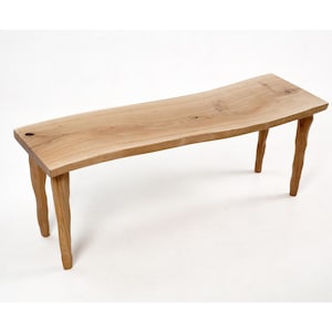 Solid Oak Bench - Handmade Unique Home Furniture, Wood Bench, Rustic Bench, Custom Bench, Entryway Bench, Living room Bench, Bedroom Bench