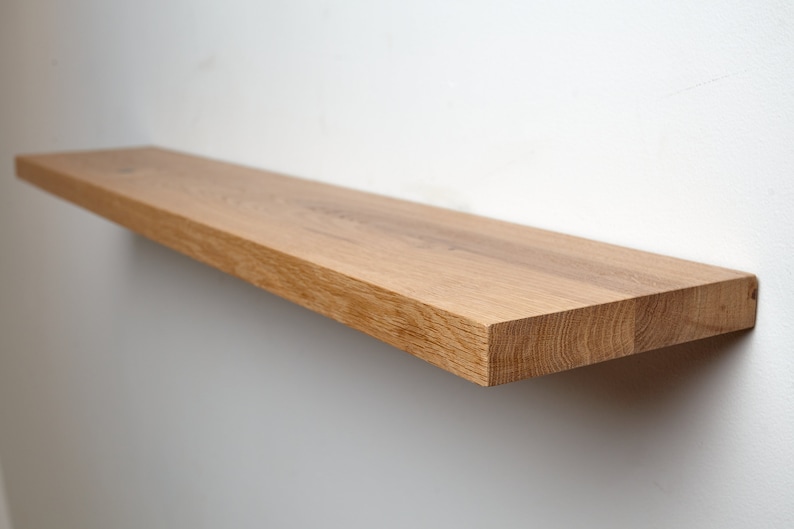 Oak Floating Shelves, Live Edge Oak Floating Shelves, Kitchen Shelves