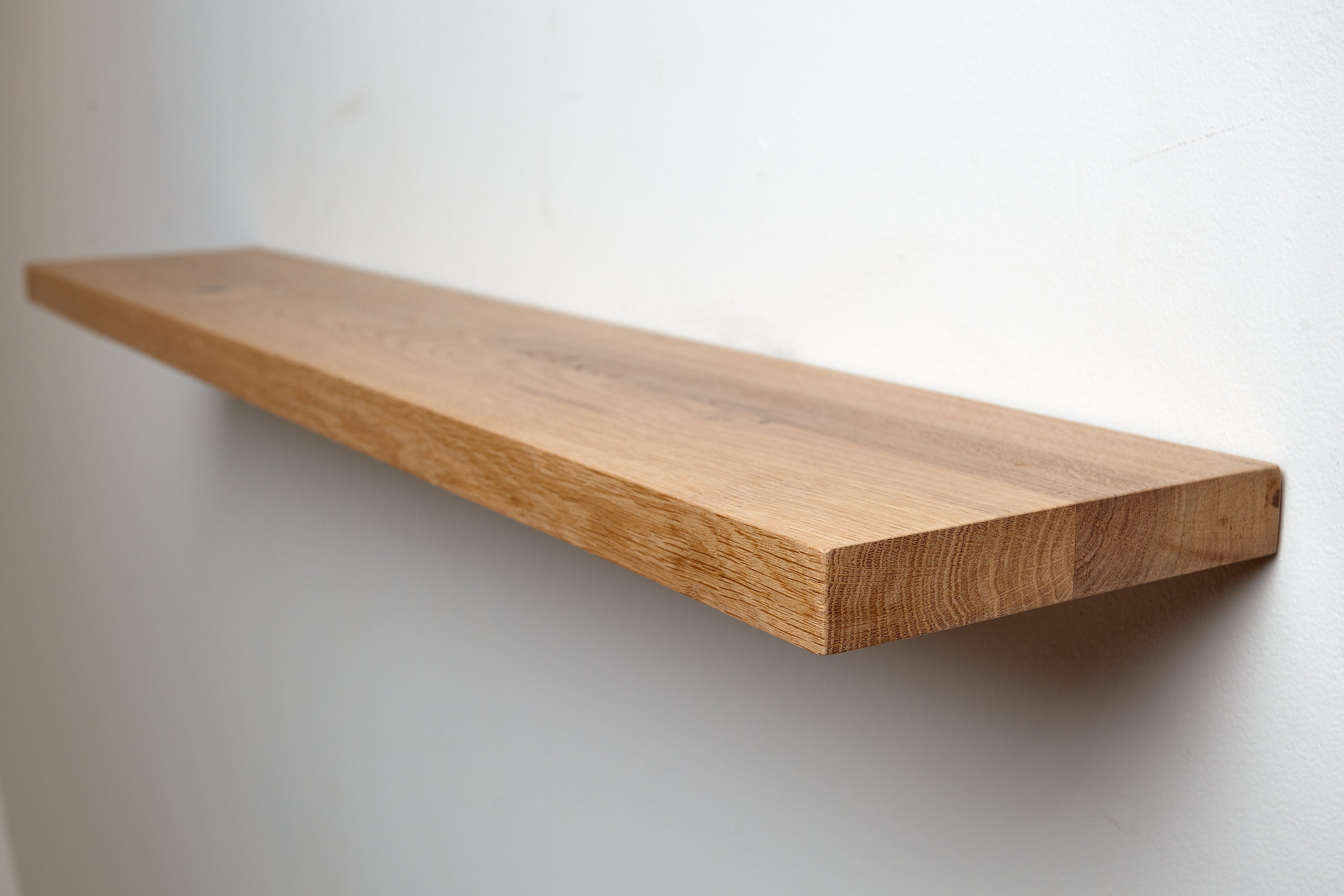 Oak Floating Shelves for Modern Design – Custom Wall Shelf, Wood Shelf, Kitchen Shelves, Living room Shelf, Bedroom Shelf, Handmade Shelves