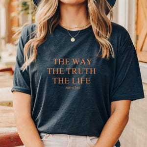 Aesthetic Christian Shirt For Men Christian Apparel Brown Jesus T-Shirt Catholic Gift Christian Men Gift  Clothing Bible Verse Shirt