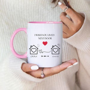 Best Friend Gift, Custom Unique Cute Personalized BFF Gift Long Distance Friendship Gift Moving Away Gift, Bestie Coffee Mug, Christmas Gift