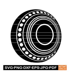 Lawn Bowls SVG, PNG, DXF, Bowling Ball Silhouette Clipart, Lawn Bowling Vector for Cricut, Sports Cut File, Laser Engraving Design