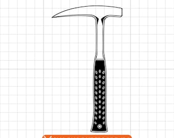 Geologist Rock Hammer SVG Cut File