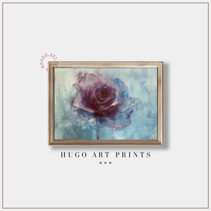 Vintage Flower Abstract Wall Art | Muted tones Botanical PRINTABLE Digital Downloadable Print | Boho Home Decor | Antique prints | P44