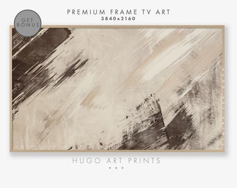 Samsung Frame TV-konst Wabi Sabi abstrakt konst Neutral Japandi Frame TV Modern konst Digital nedladdning, Lg TV-målning, Dämpade toner Konst TV171