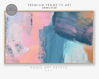 Colorful Modern Abstract Painting for Samsung Frame TV Contemporary Painting Frame TV Modern Background Art Digital Download Abstract TV Art